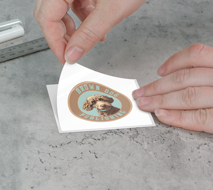 Brown Dog Sticker